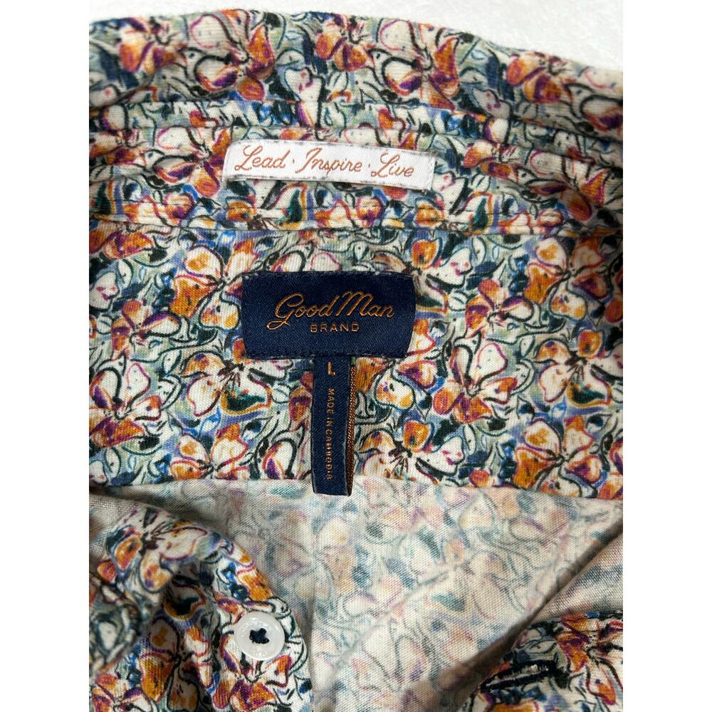 Men's Large Button Up Shirt by Good Man Soft Fabric XC